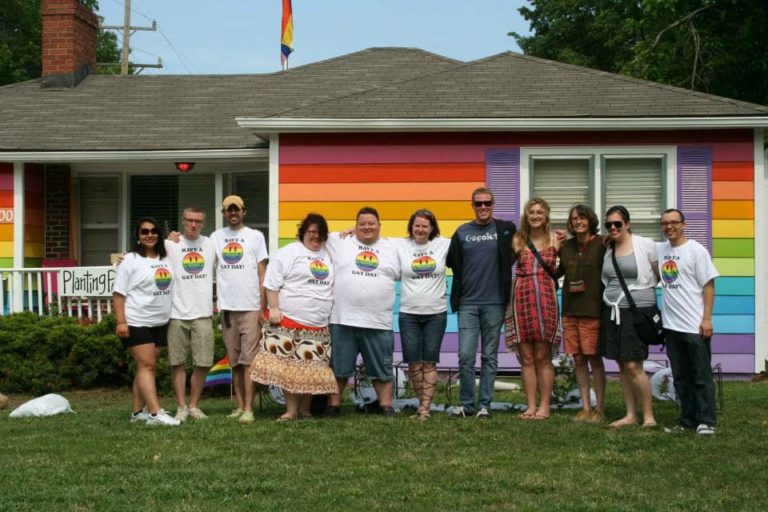A photo of our visits to the Equality House in Topeka Kansas