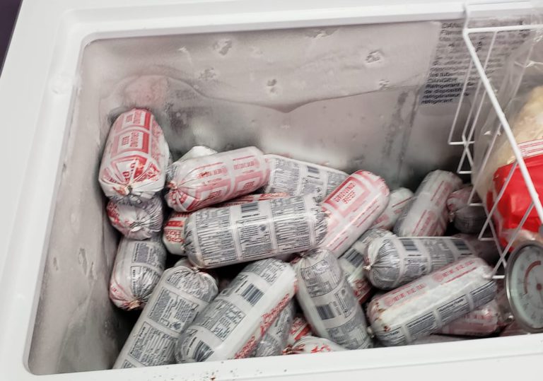 Our first chest freezer for our food pantry.